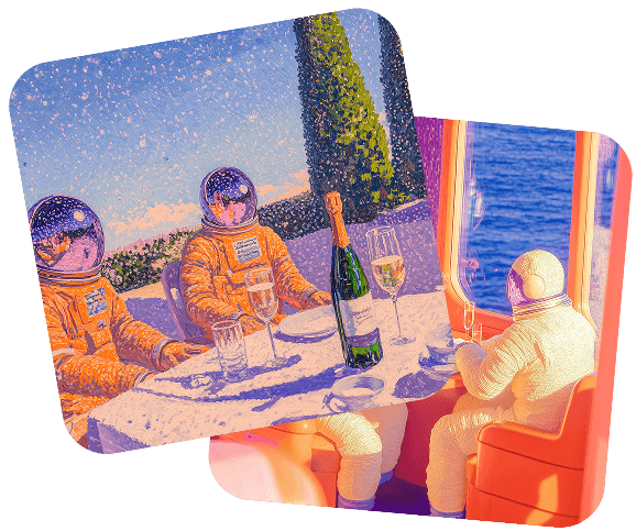 Futuristic technology analysis visualization